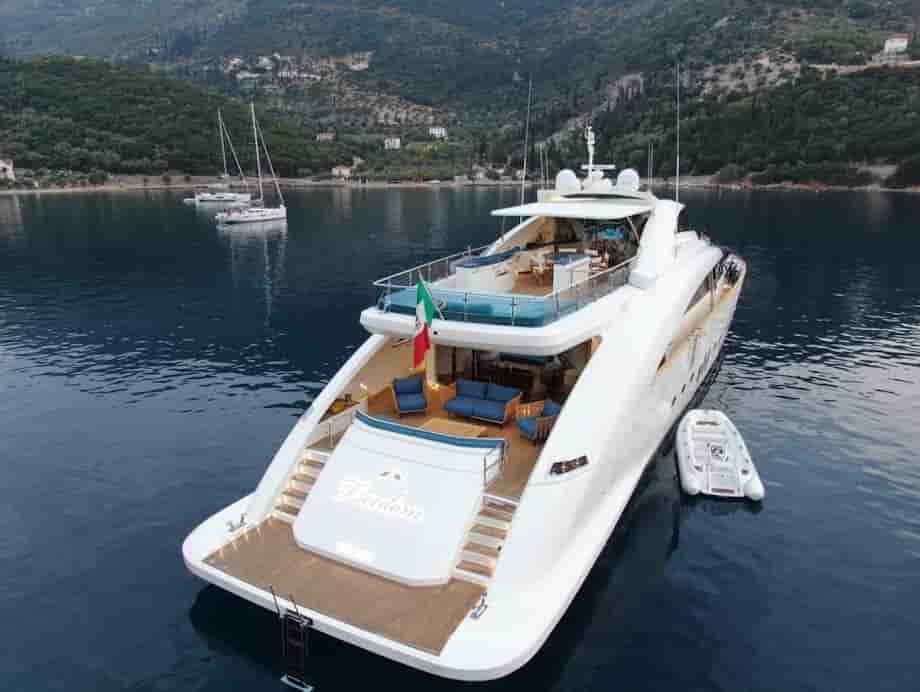Permare – Amer 36M 2009 – 3-Deck Superyacht for Sale (2019 Refit – 5 Cabins – Elevator) - View 2