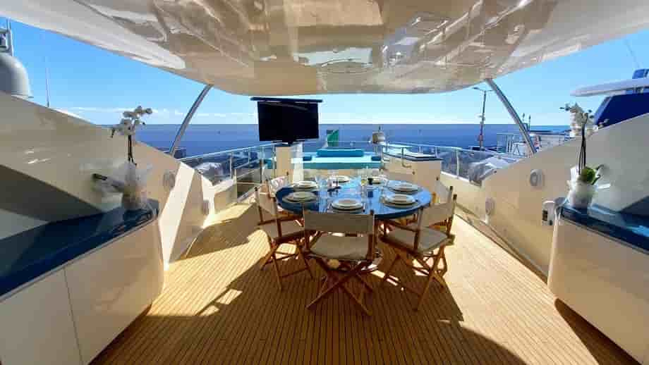 Permare – Amer 36M 2009 – 3-Deck Superyacht for Sale (2019 Refit – 5 Cabins – Elevator) - View 3