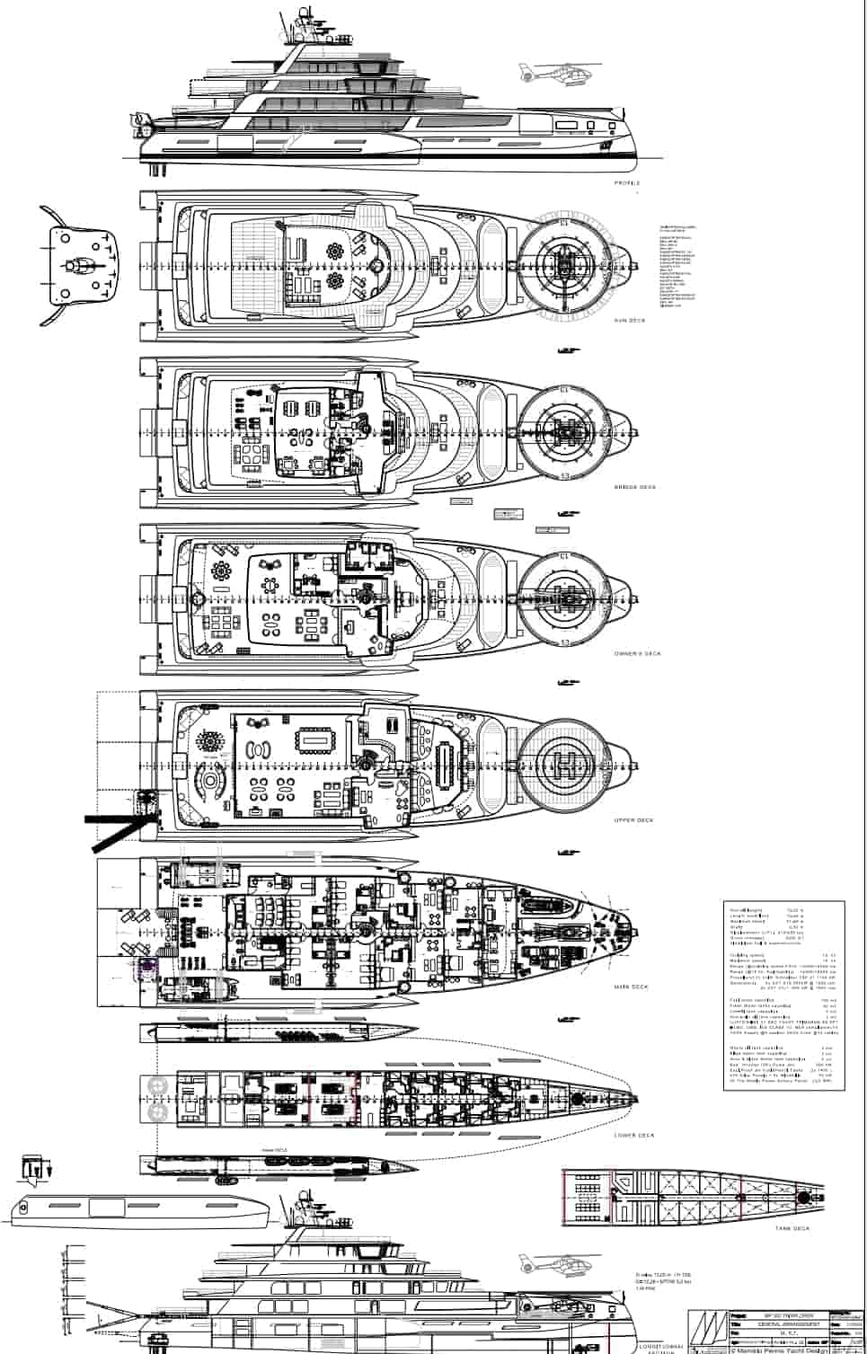 Cantieri de Pisa Explorer 70 M Long range - View 8
