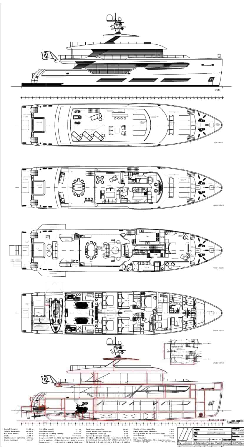 Cantieri de Pisa Navetta Steel 37.50 M - View 14