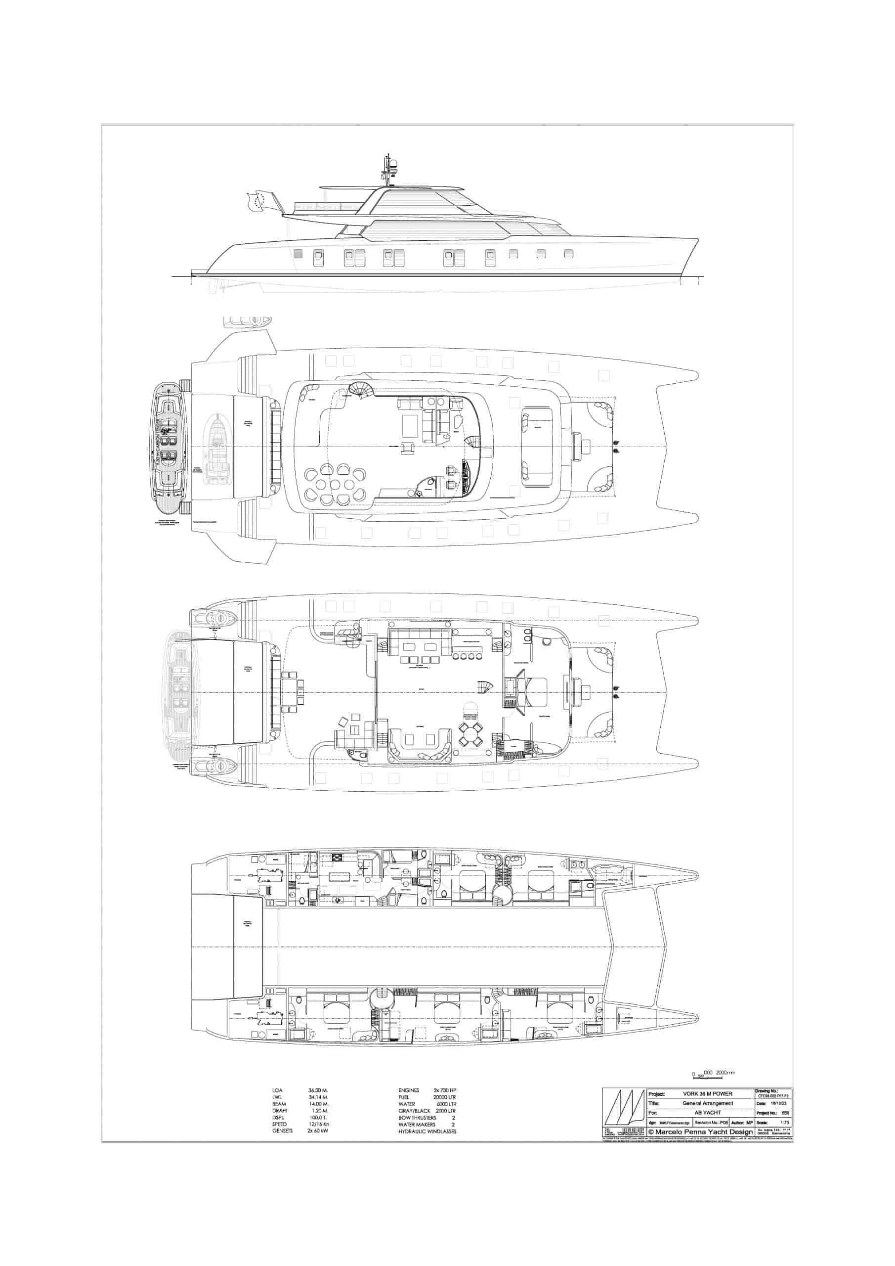 Greenwich Shipyard, in Castellón. Spain. Catamaran 36 M - View 2