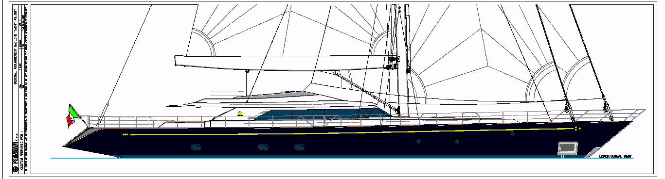 Cantieri de Pisa Motorsailor 42 M Steel Ketch - View 1