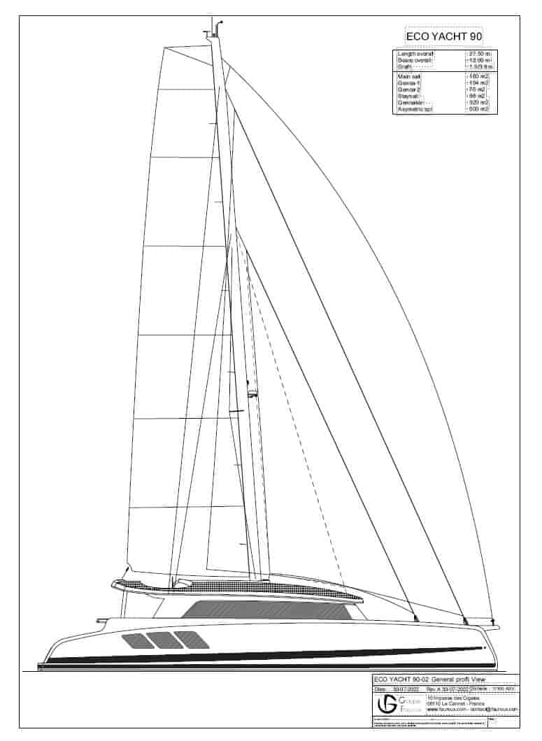 Pajot Custom Eco Yacht 90 Catamaran - View 2