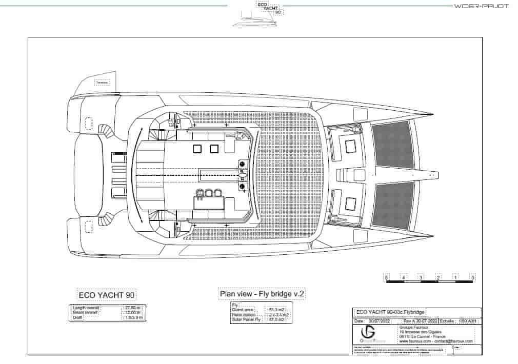 Pajot Custom Eco Yacht 90 Catamaran - View 3