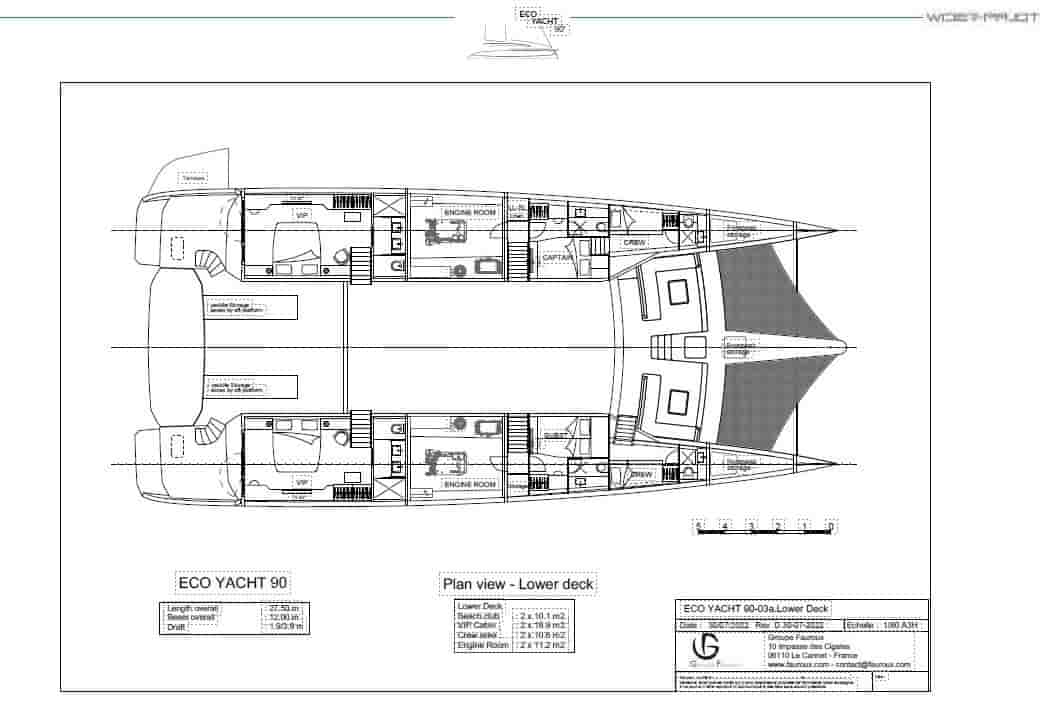 Pajot Custom Eco Yacht 90 Catamaran - View 5