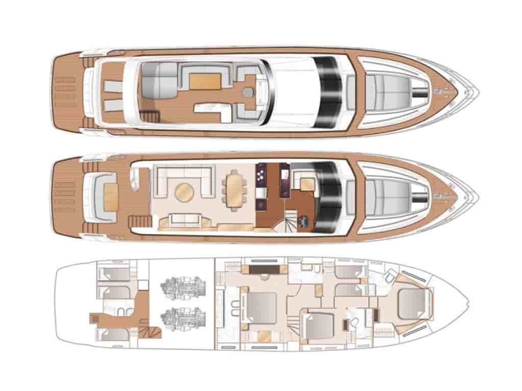 Princess 82 Motor Yacht - View 35