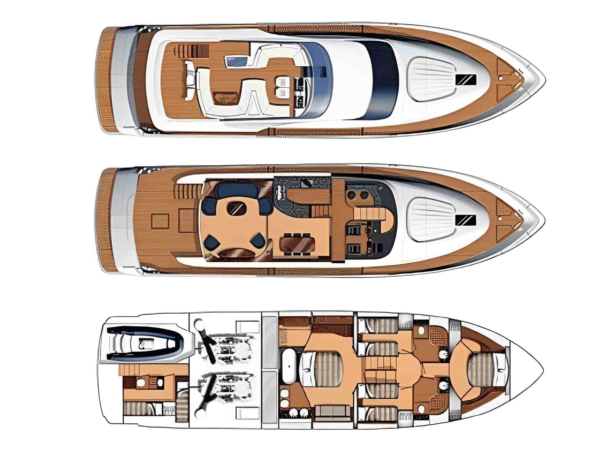 Fairline Squadron 74 - View 2