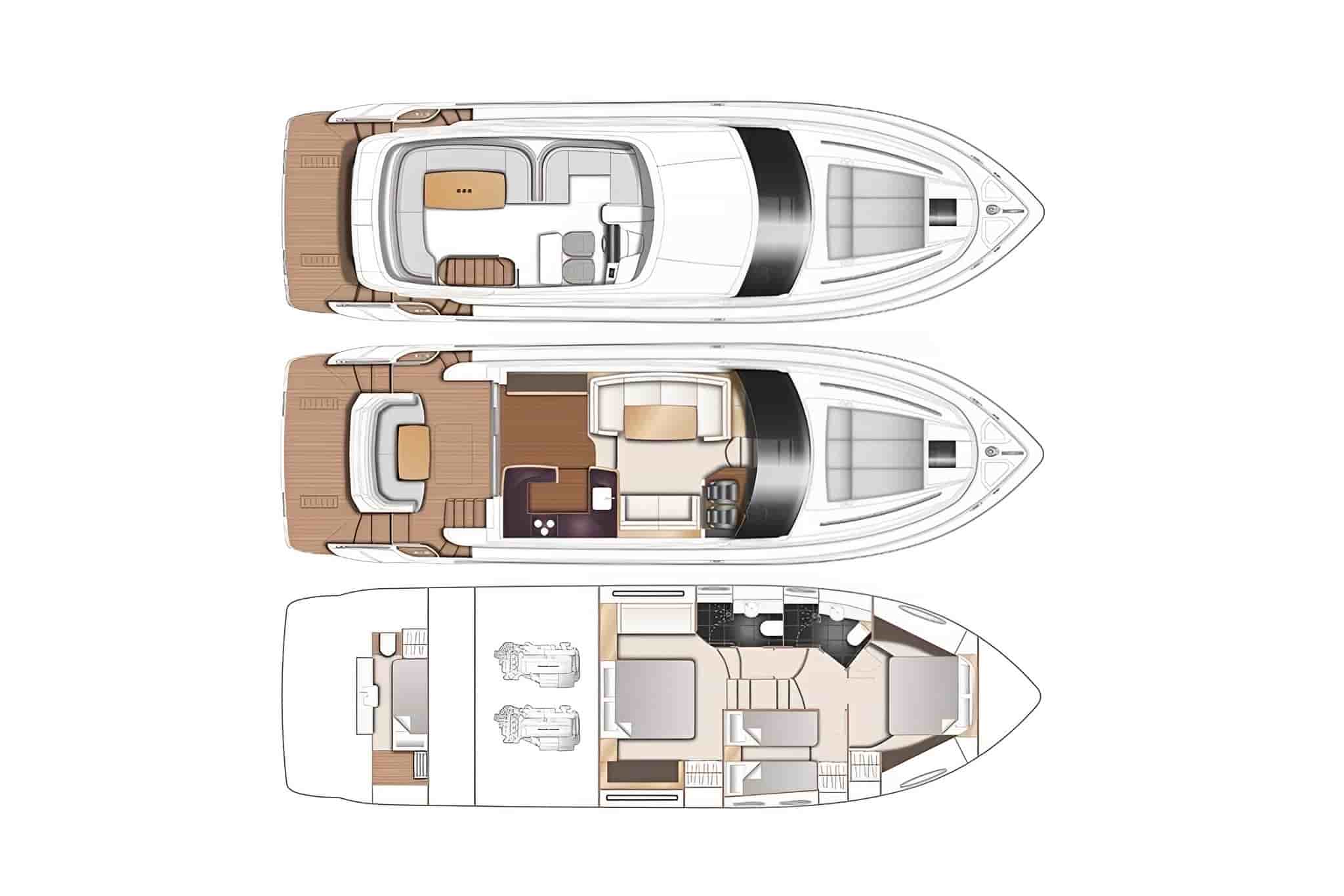 Princess 52 Fly - View 2