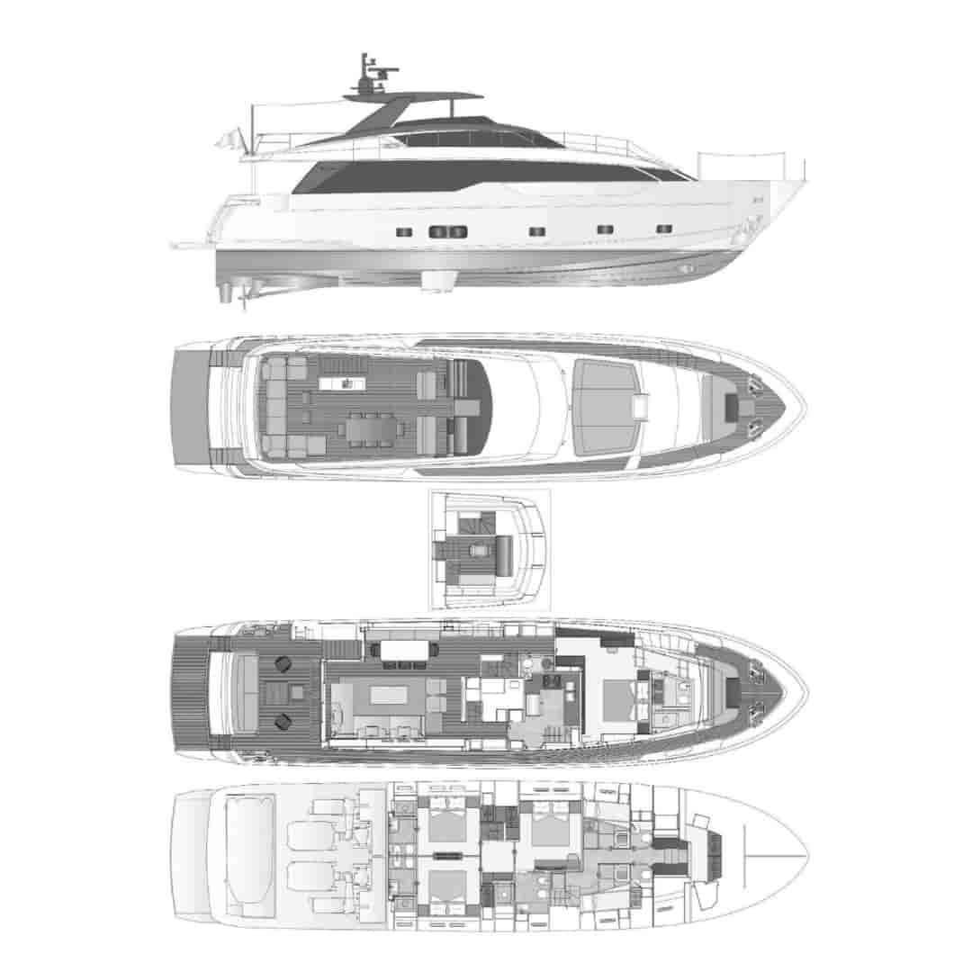 Sanlorenzo SL90 Asymmetric - View 2
