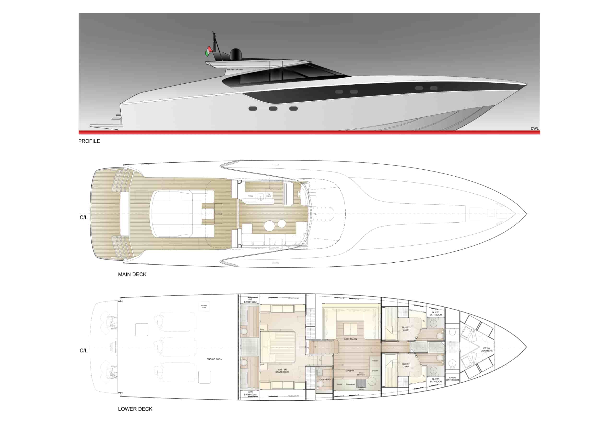 Cantieri di Pisa 80 Fast - View 3