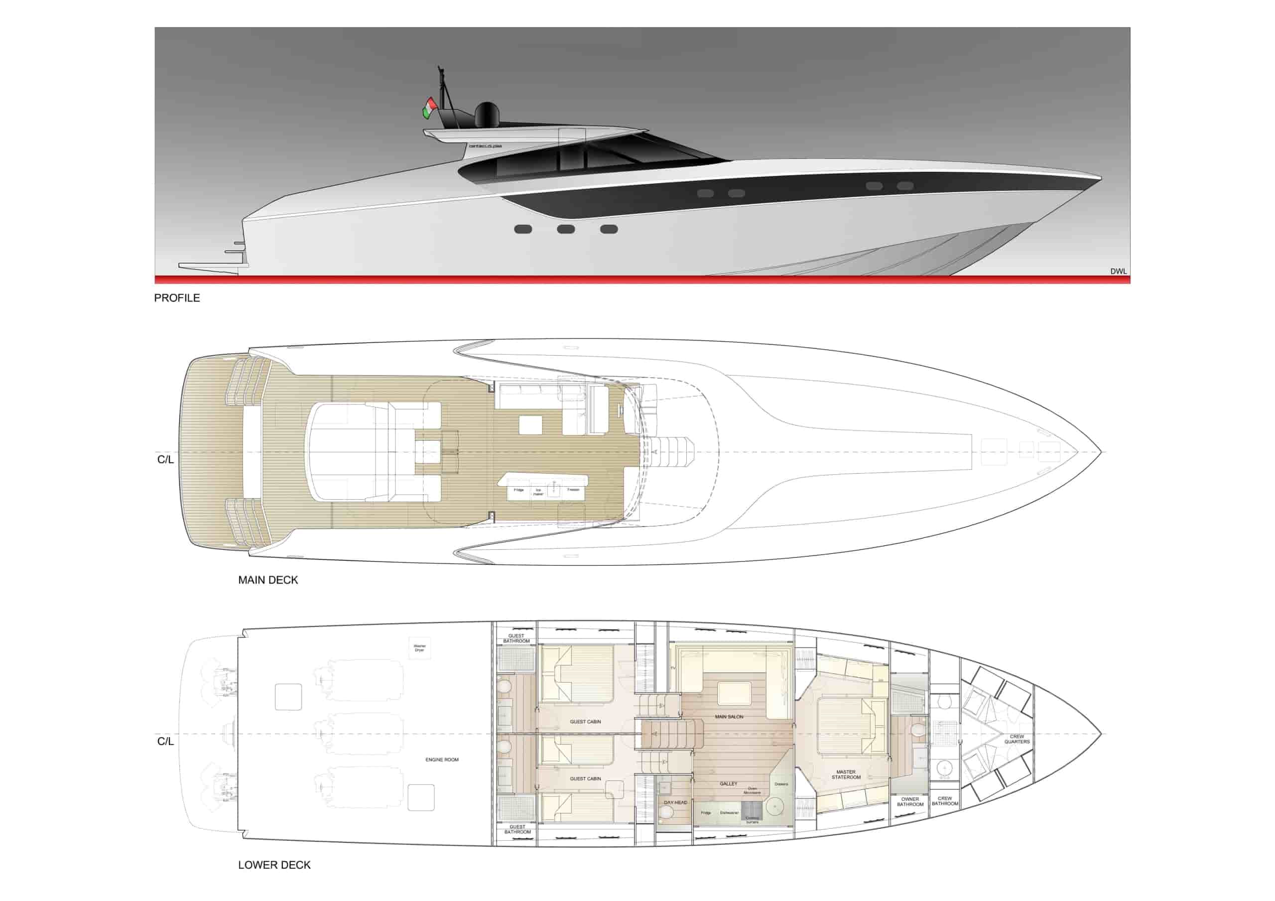 Cantieri di Pisa 80 Fast - View 4