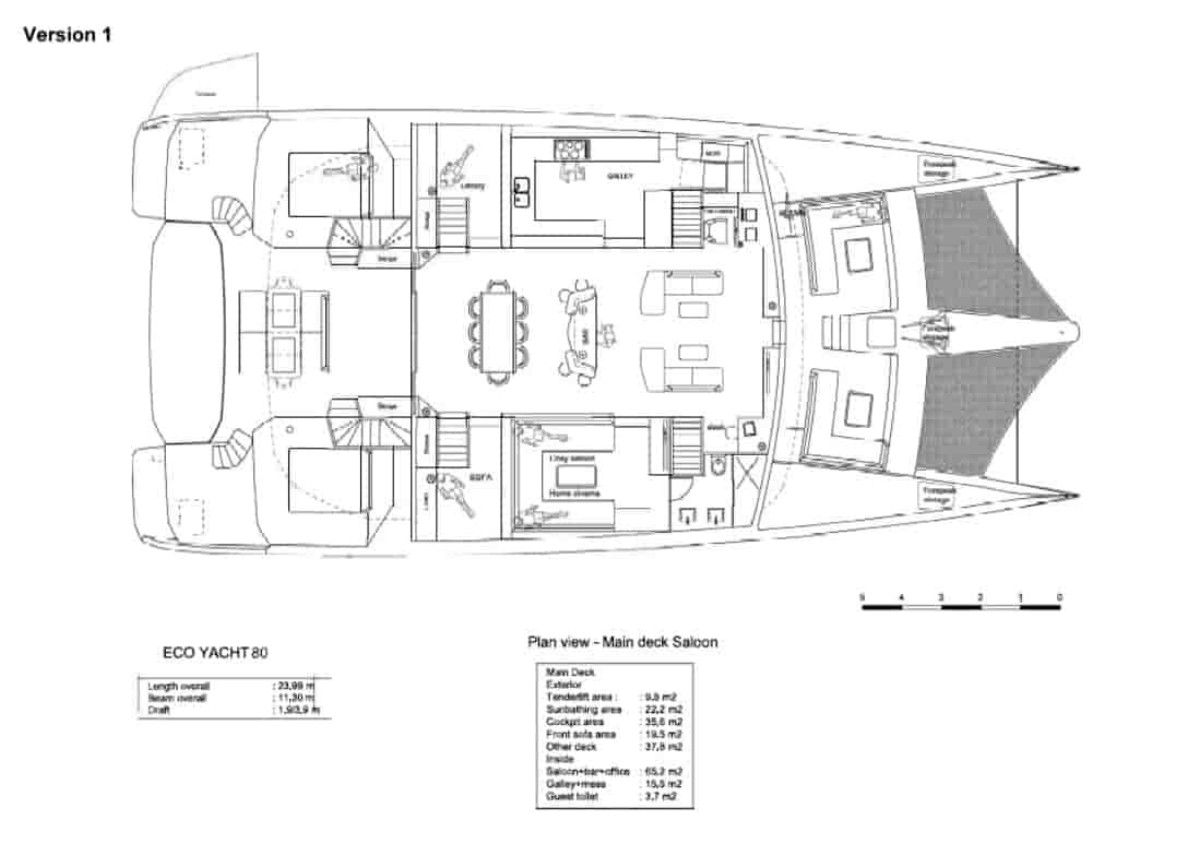 Pajot Eco Yacht 80 Catamaran - View 3