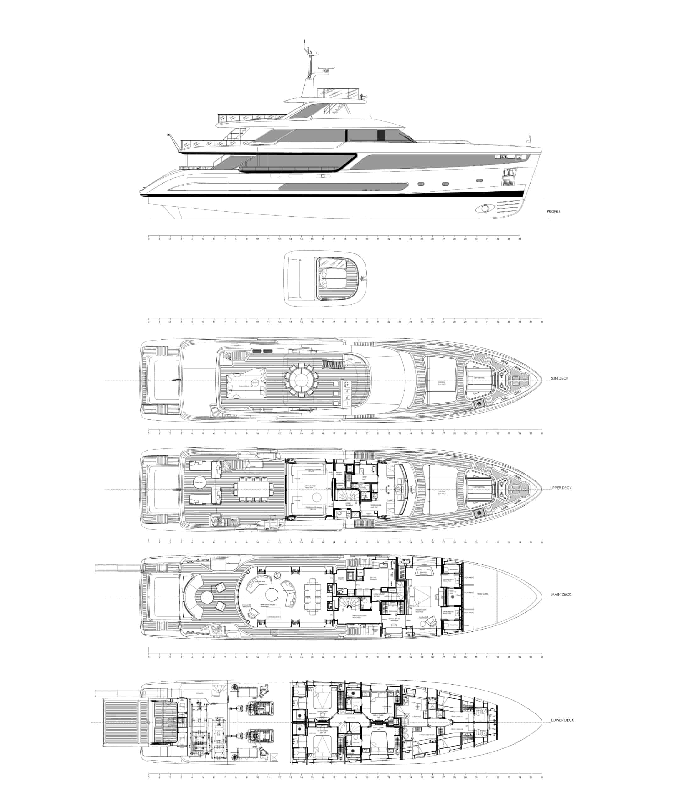 Benetti Motopanfilo 37M - View 2
