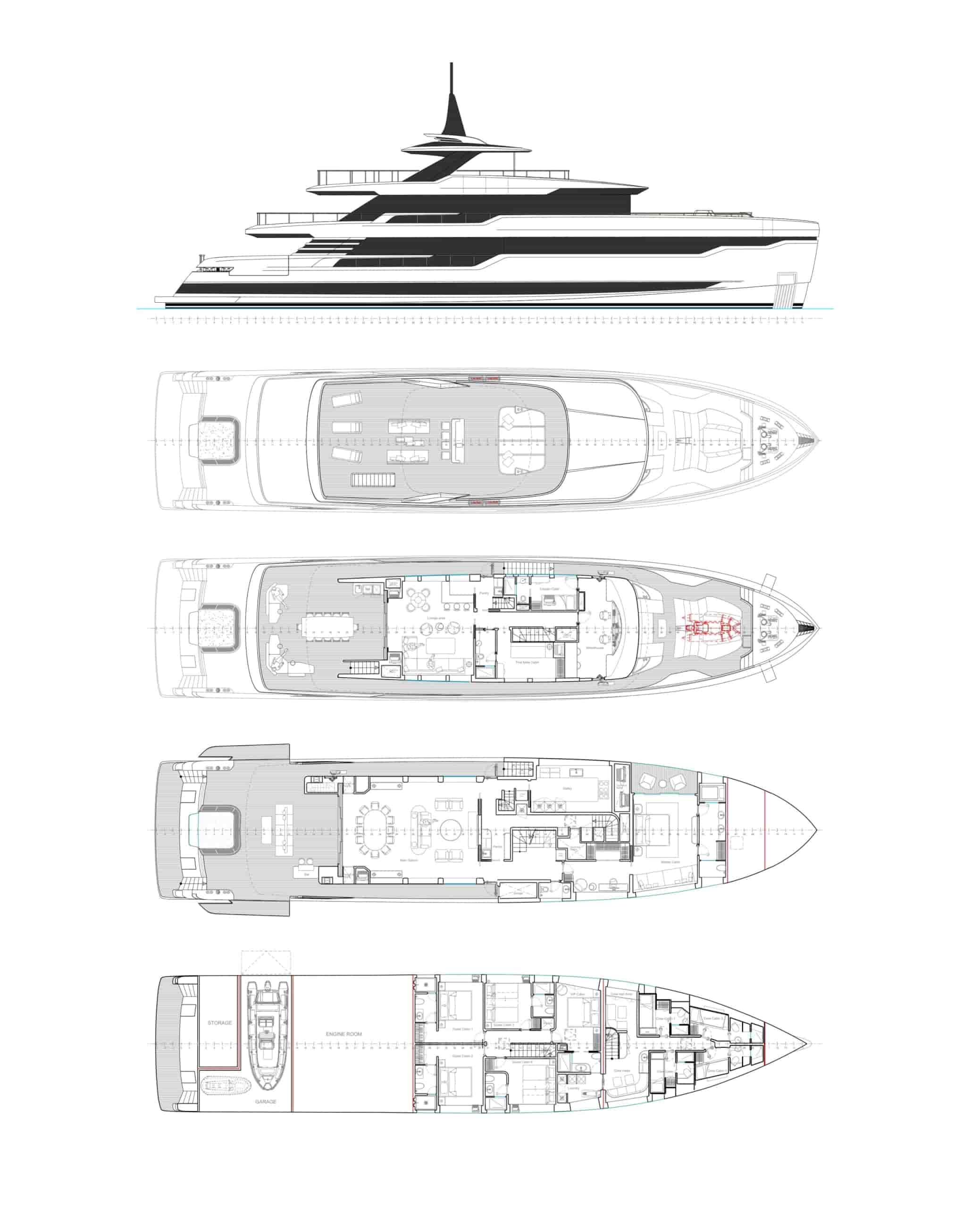 Cantieri di Pisa Custom 40M - View 2