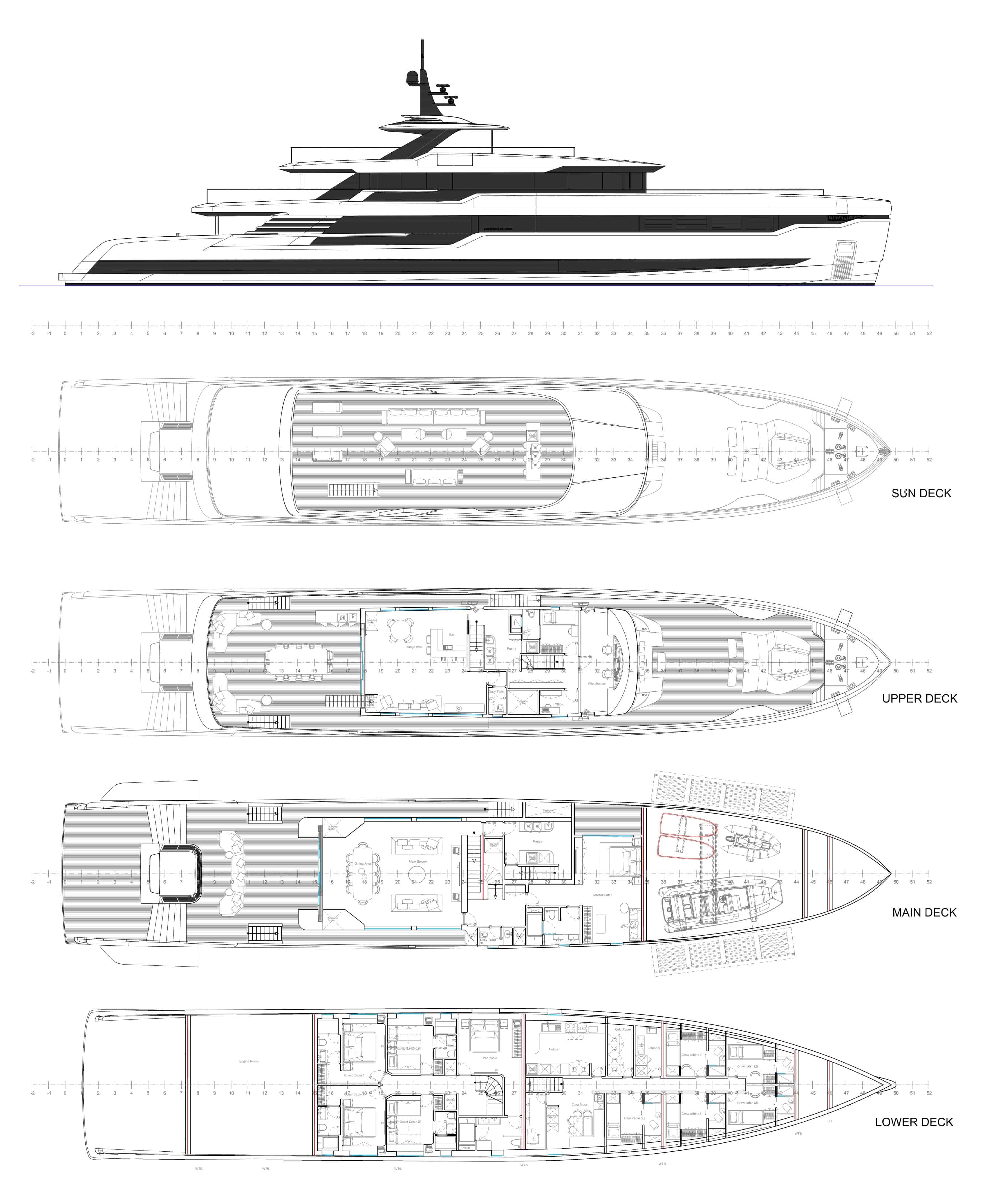 Cantieri di Pisa Custom 50M - View 2