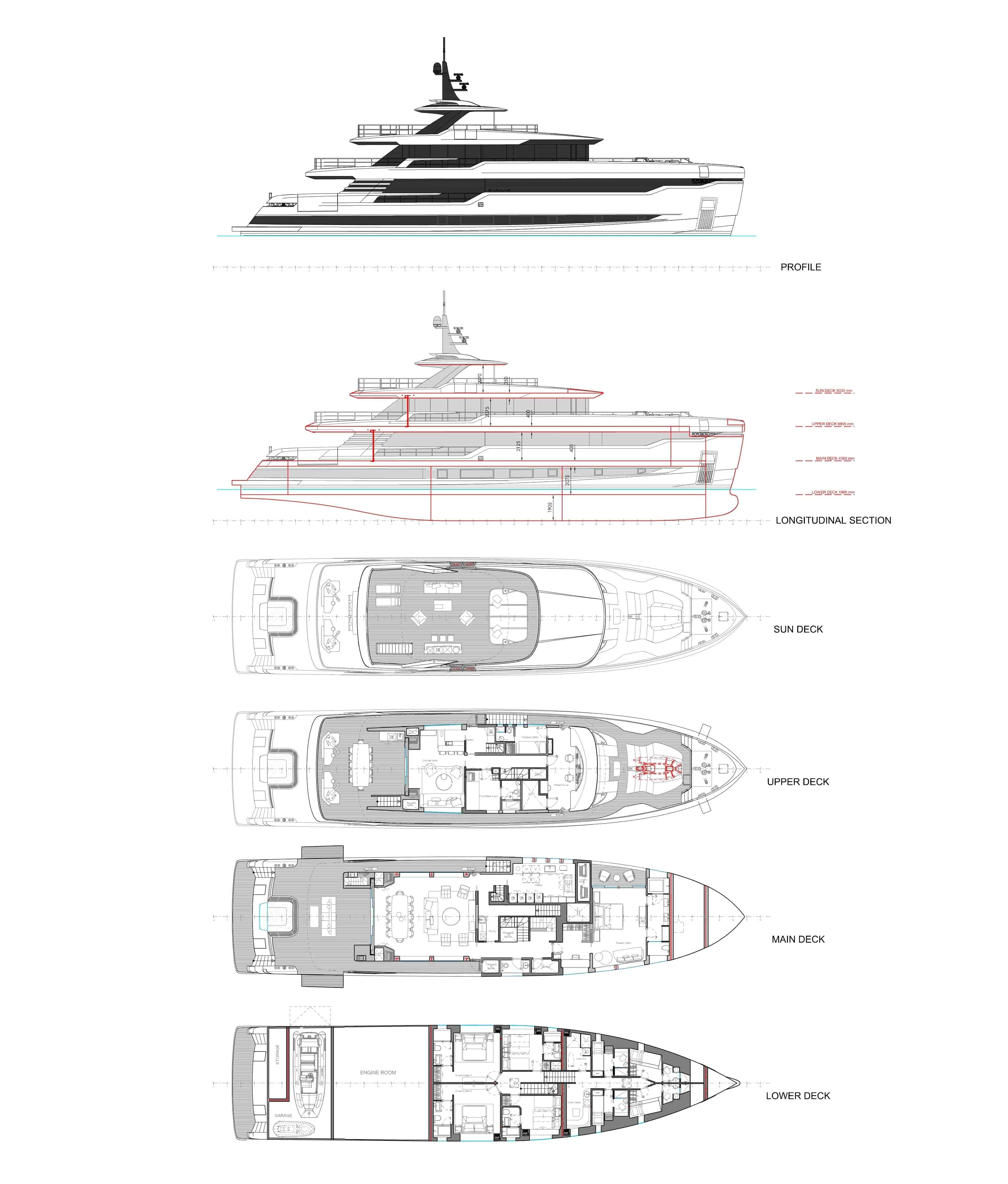 Cantieri Di Pisa Custom 37.5M - View 2