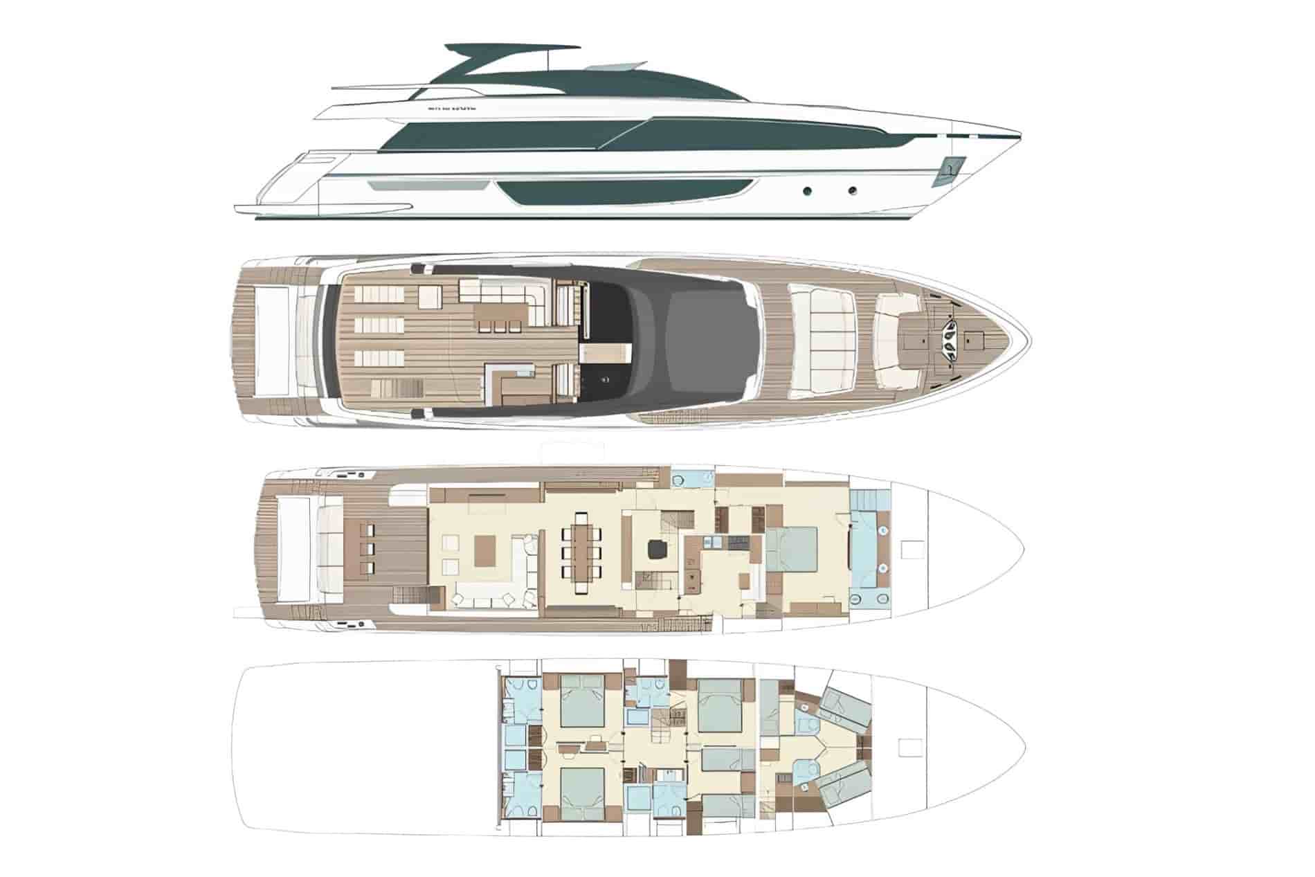 Riva 100 Corsaro - View 2