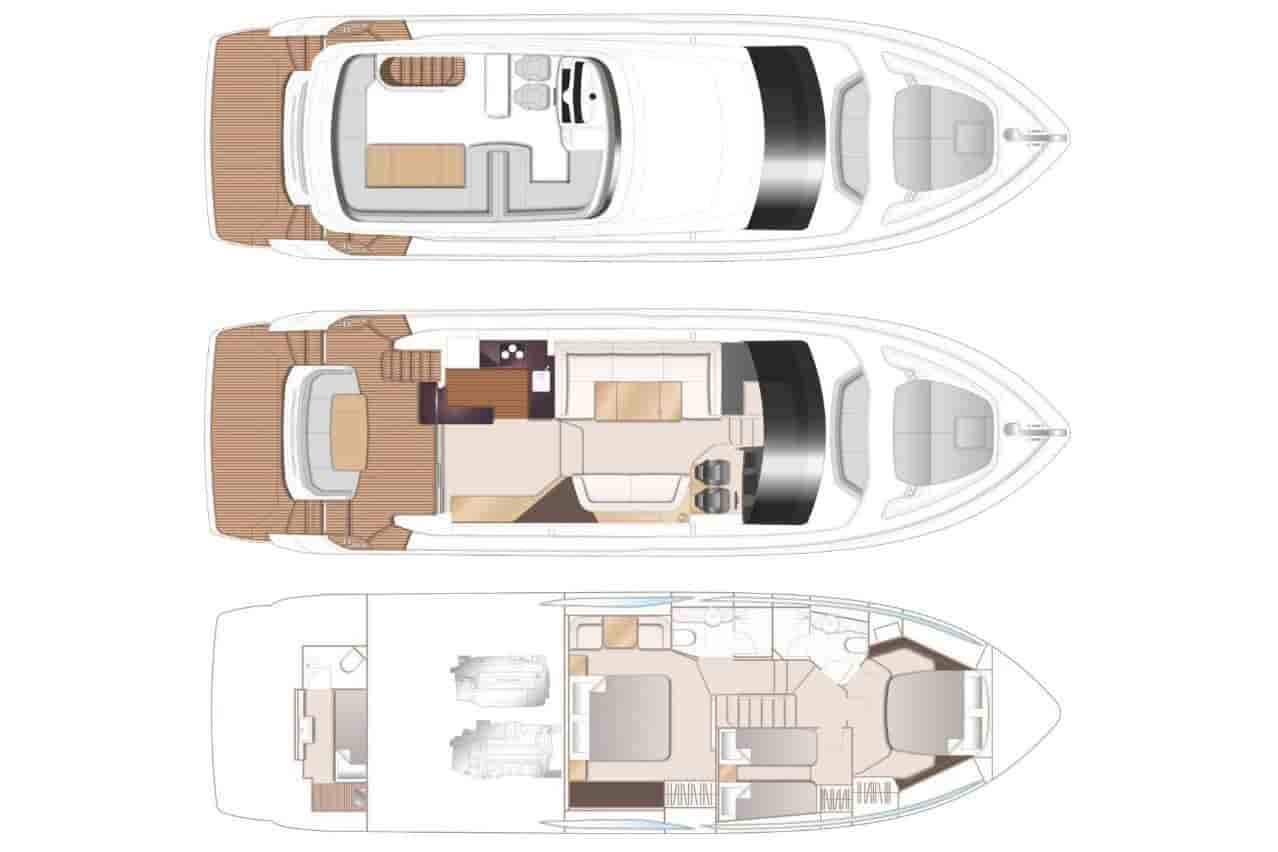 2020 Princess F55 - View 43