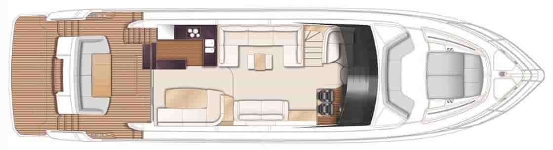 2020 Princess F70 - View 61