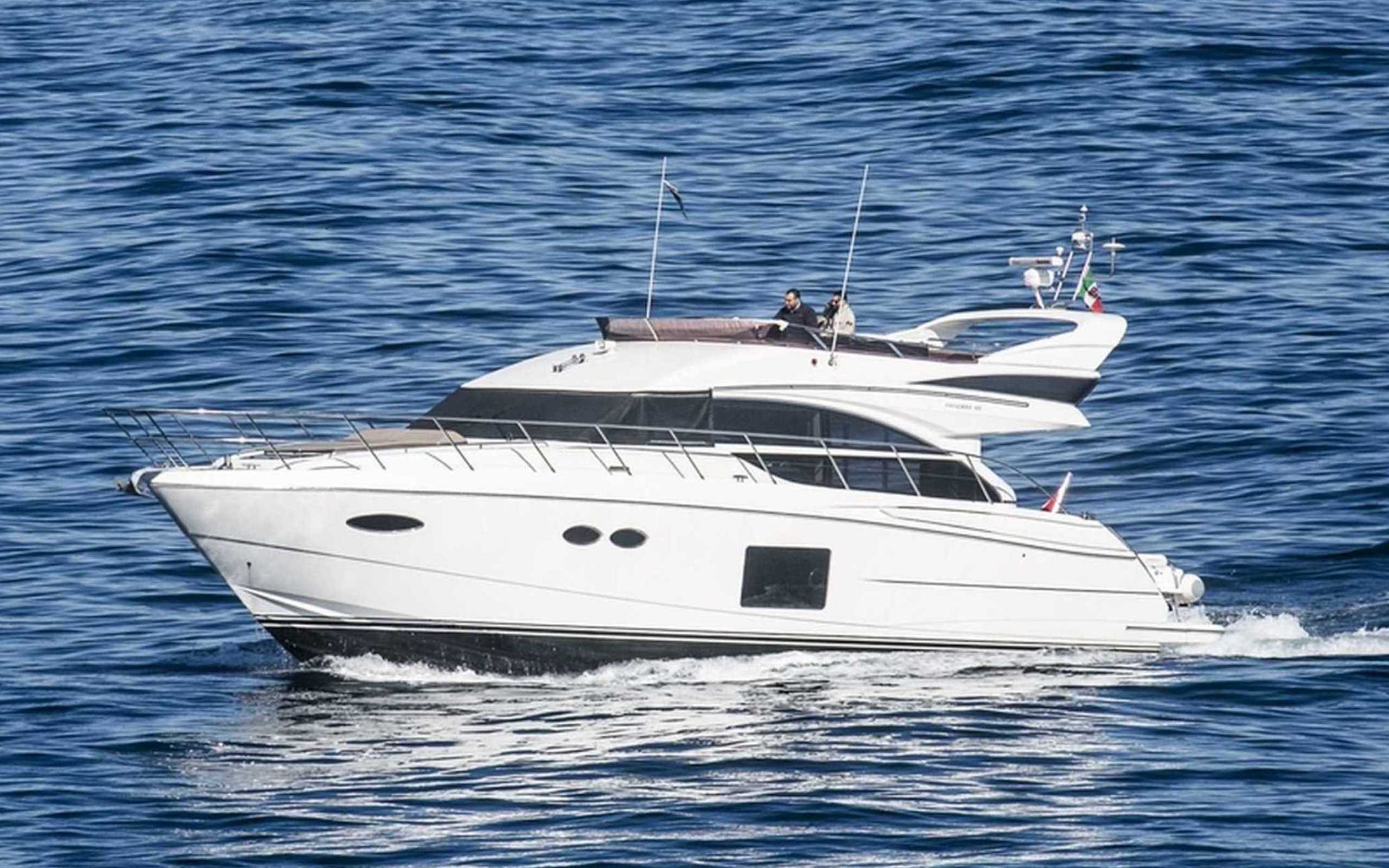 Princess 56 in Salerno, Italy - 59 ft 2015