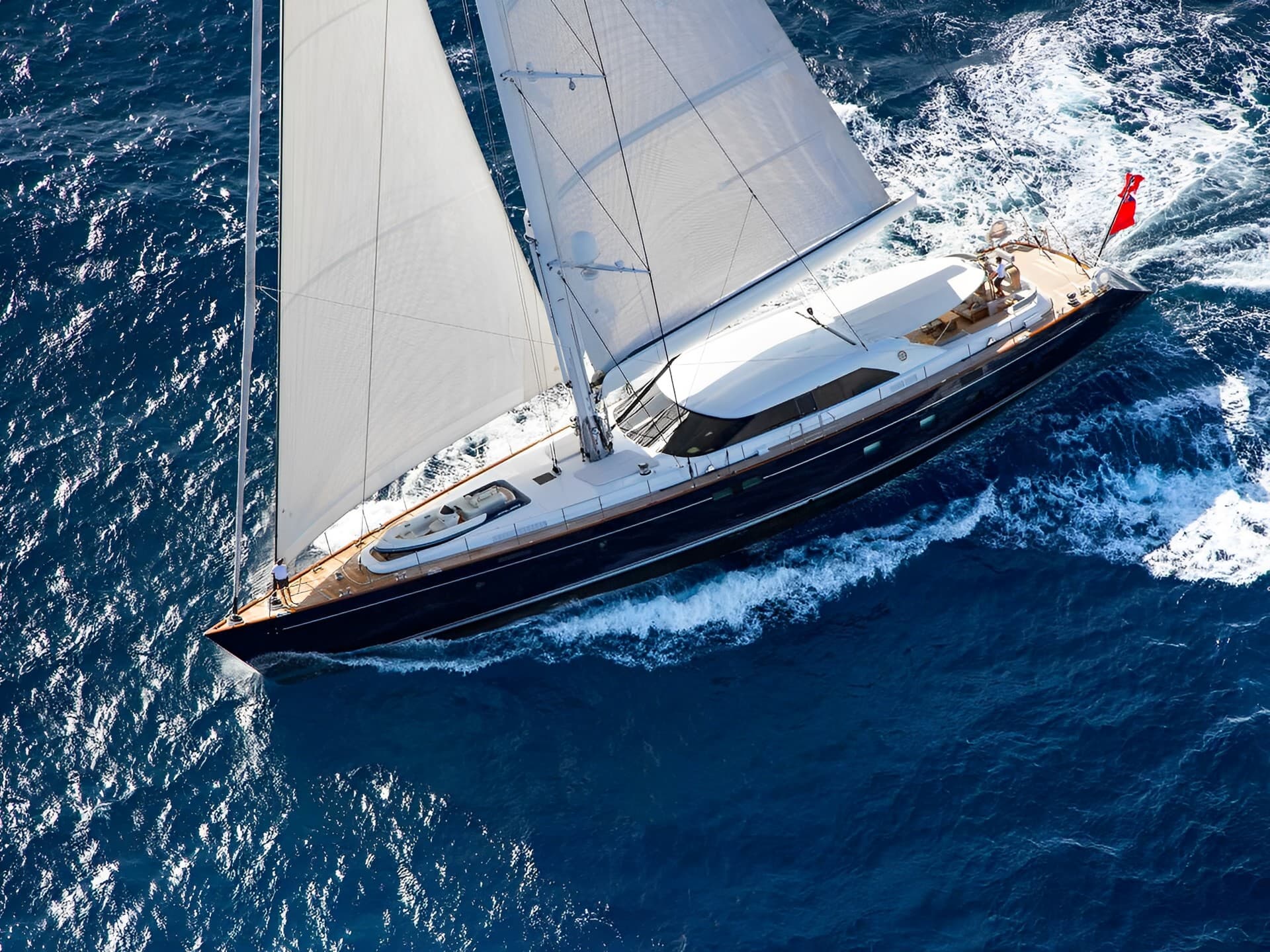 Perini Navi 40M Sloop in Saint-Tropez, France - 129 ft 2013
