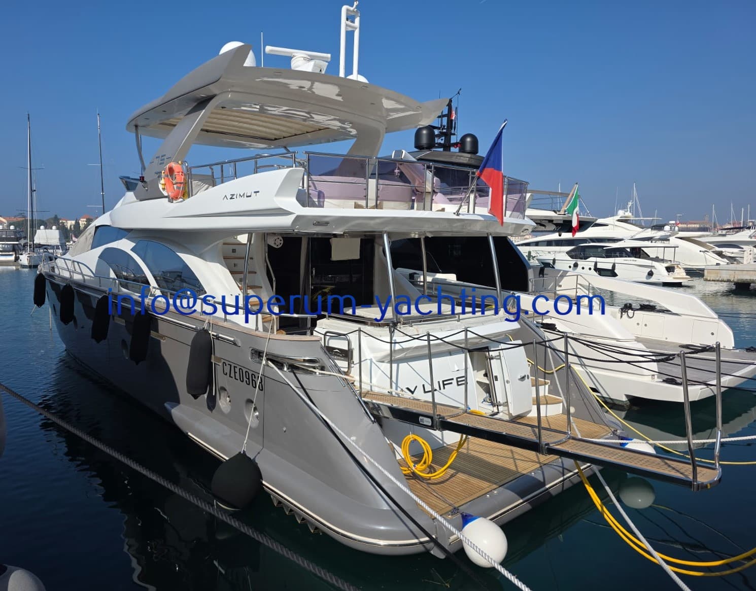 Azimut 75 in Croatia - 22,9 m 2005