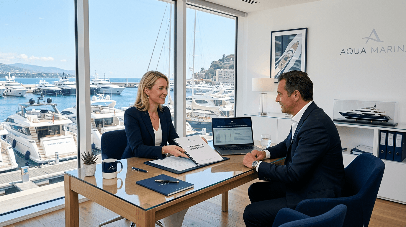 Marina e jahteve luksoze - arrini blerës dhe qiramarrës premium